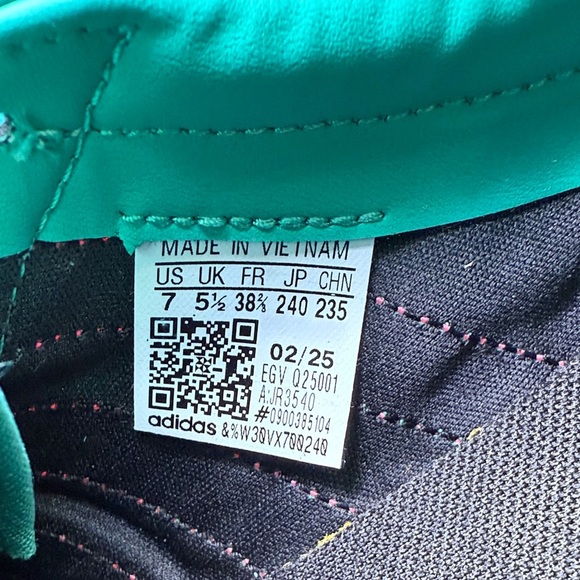 Adidas Barreda Decode 'Semi Court Green Lucid Pink' Women's Shoes Size 7 - Picture 6 of 10